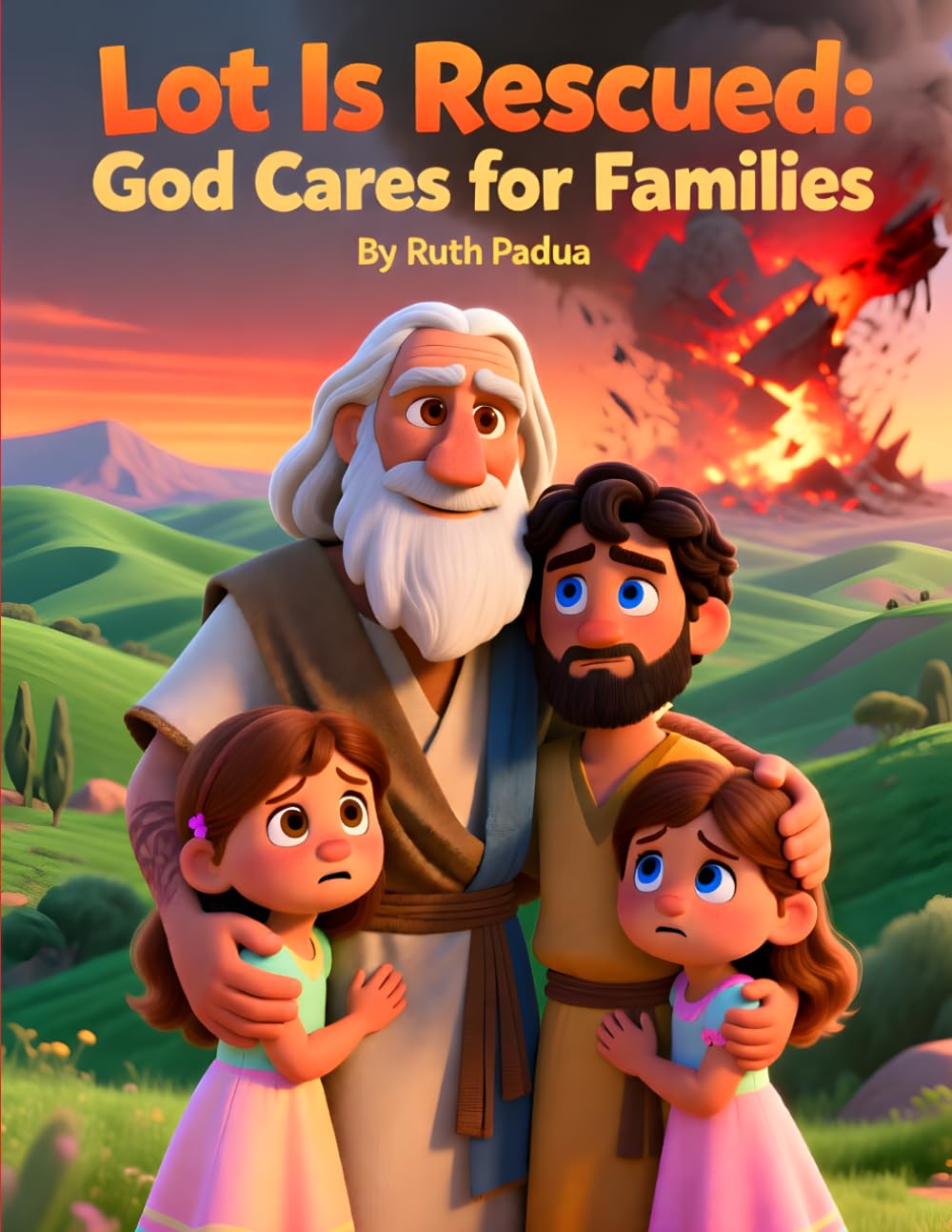 Bible Stories, Lot is Rescued: God Saves Families, Stories of Abraham, Christian Children's Stories, Sunday School Story Book: Religious, ... Book, Biblical Stories for Kids, Noah's Ark