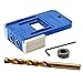 Rockler 3/8” Doweling Jig Kit w/Drill Bit & Stop Collar – Wood Dowel Jig kit – Dual Edge Stops for Easy Alignment w/Dovetail – Durable Nylon Jig w/Steel Bushings – Dowel Jointer Jig w/Hex Wrench