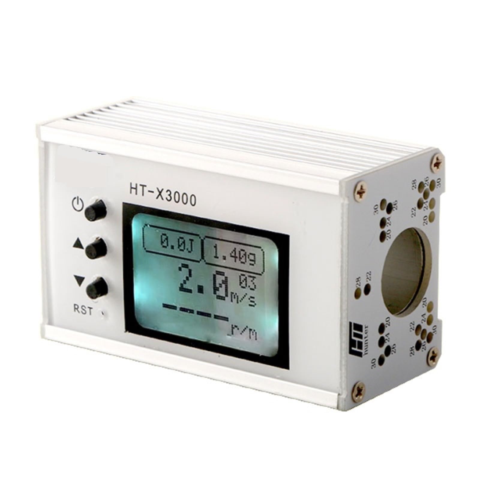 HT-X3005/X3006 Medidor de velocidad de disparo, medición de energía de la velocidad de la bola, cronógrafo, probador de balas con pantalla LCD retroiluminada(X3006(no WiFi))