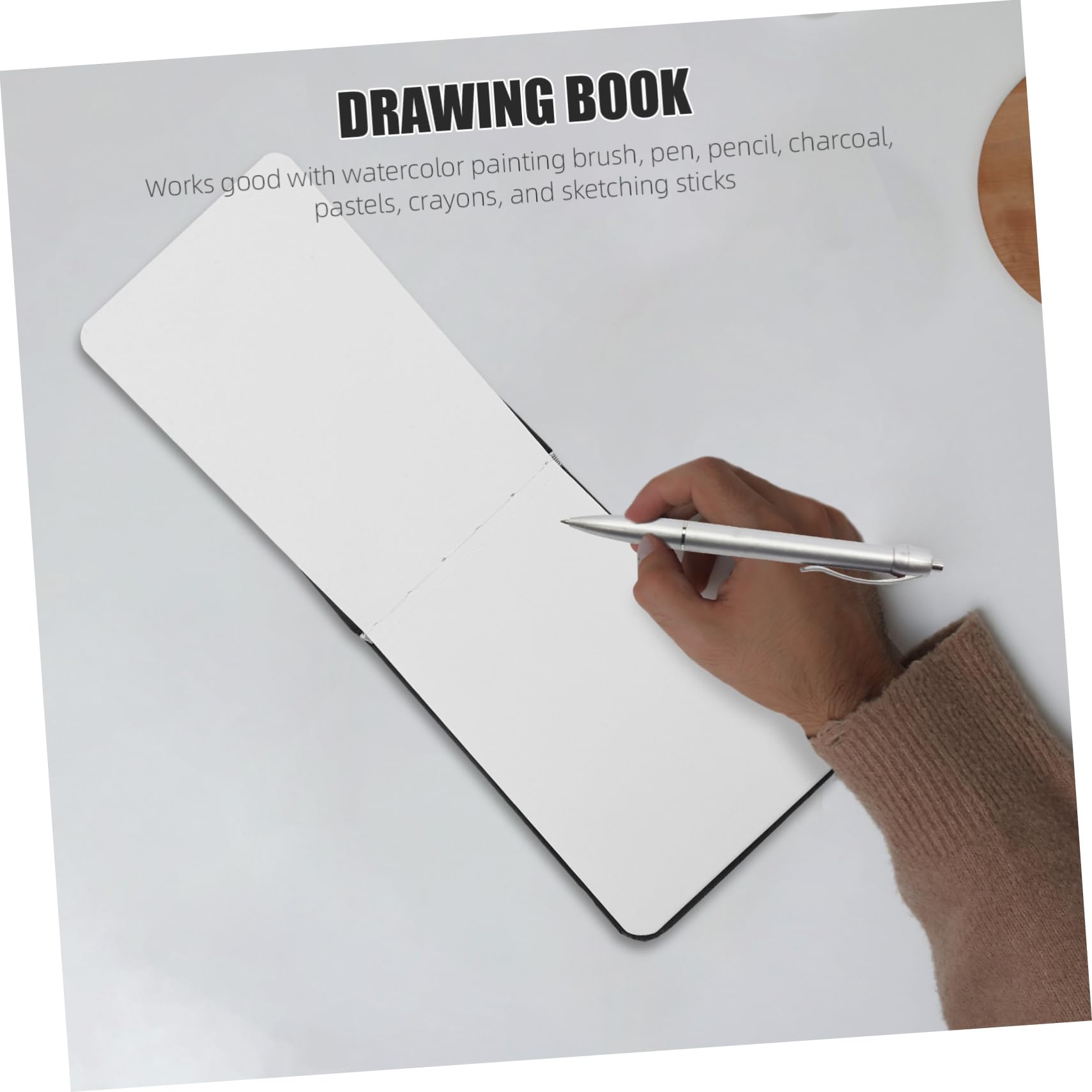 Uonlytech 3 Piezas Libro mayor de acuarela pequeño blocs de dibujo cuaderno de bocetos de pintura mini libro de acuarela libro de bocetos de bricolaje cuaderno de bocetos de tapa dura Papel