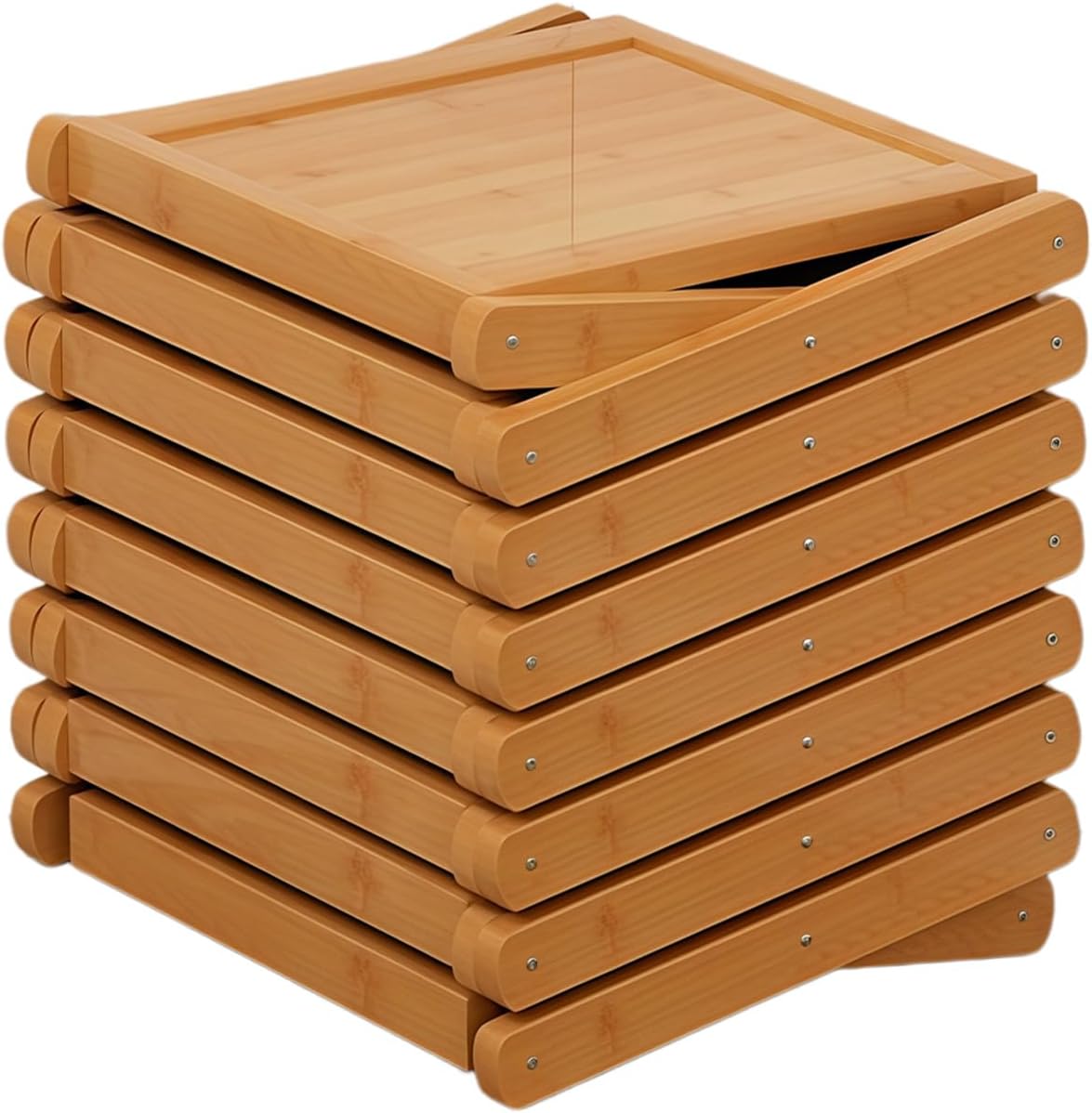 Foldable Shoe Rack - 8 Tier Vertical Slim Storage Stand - Entryway Shoe Rack | for Apartment Entryway Garage Corner Studio Dorm Home Room