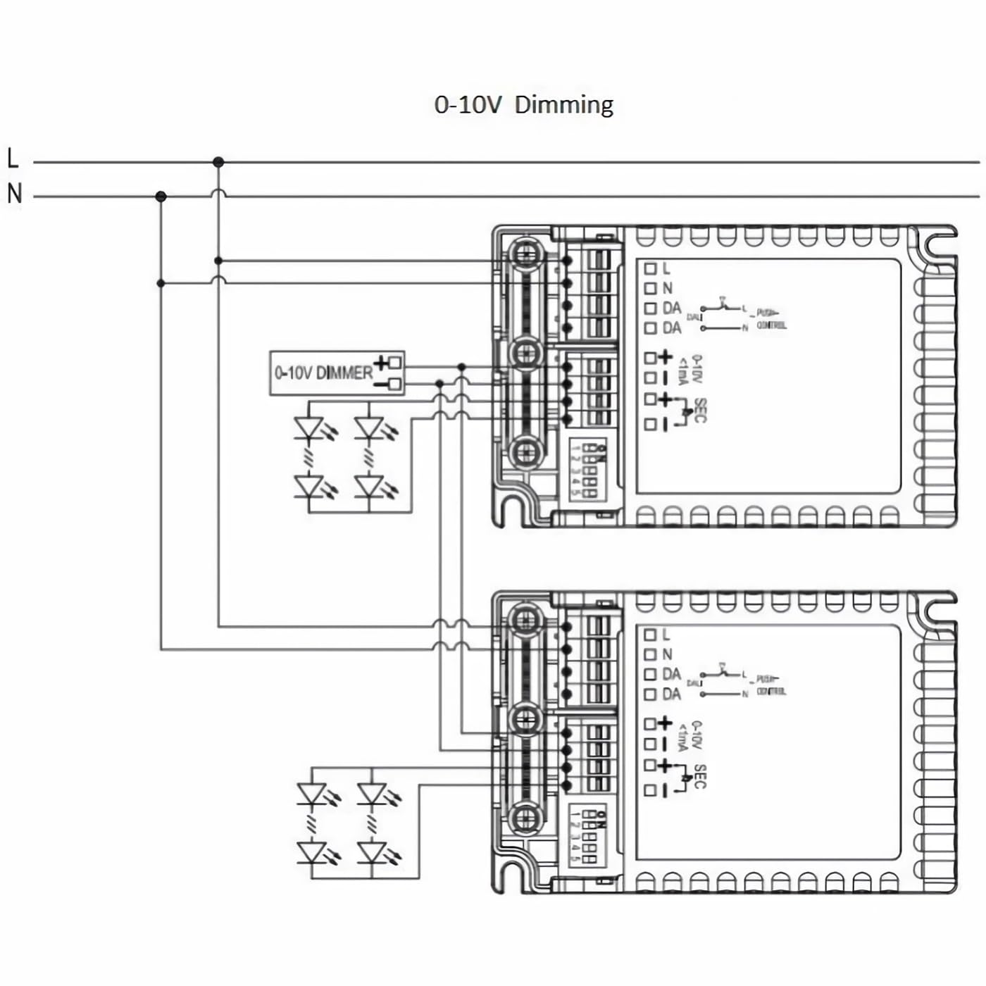 KL30C-PDiiV Merrytek/Kreat Power 30W DALI DT6 Driver LED dimmerabile 1-10V pushDIM corrente costante per lampada da soffitto a LED IP20 300-900mA