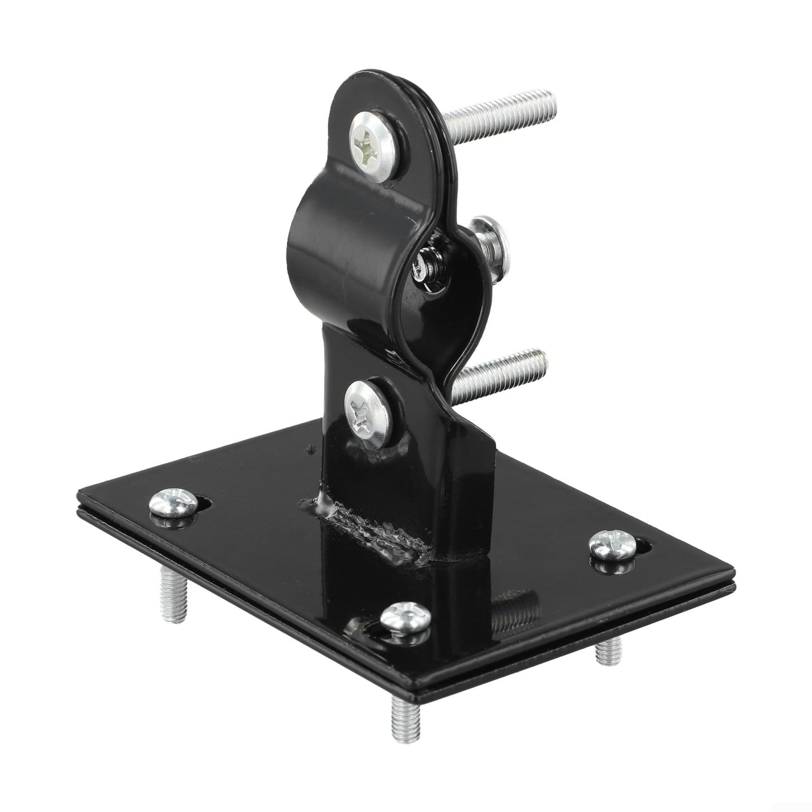 Sturdy Steel Bicycle Front Basket Fixing Bracket Black