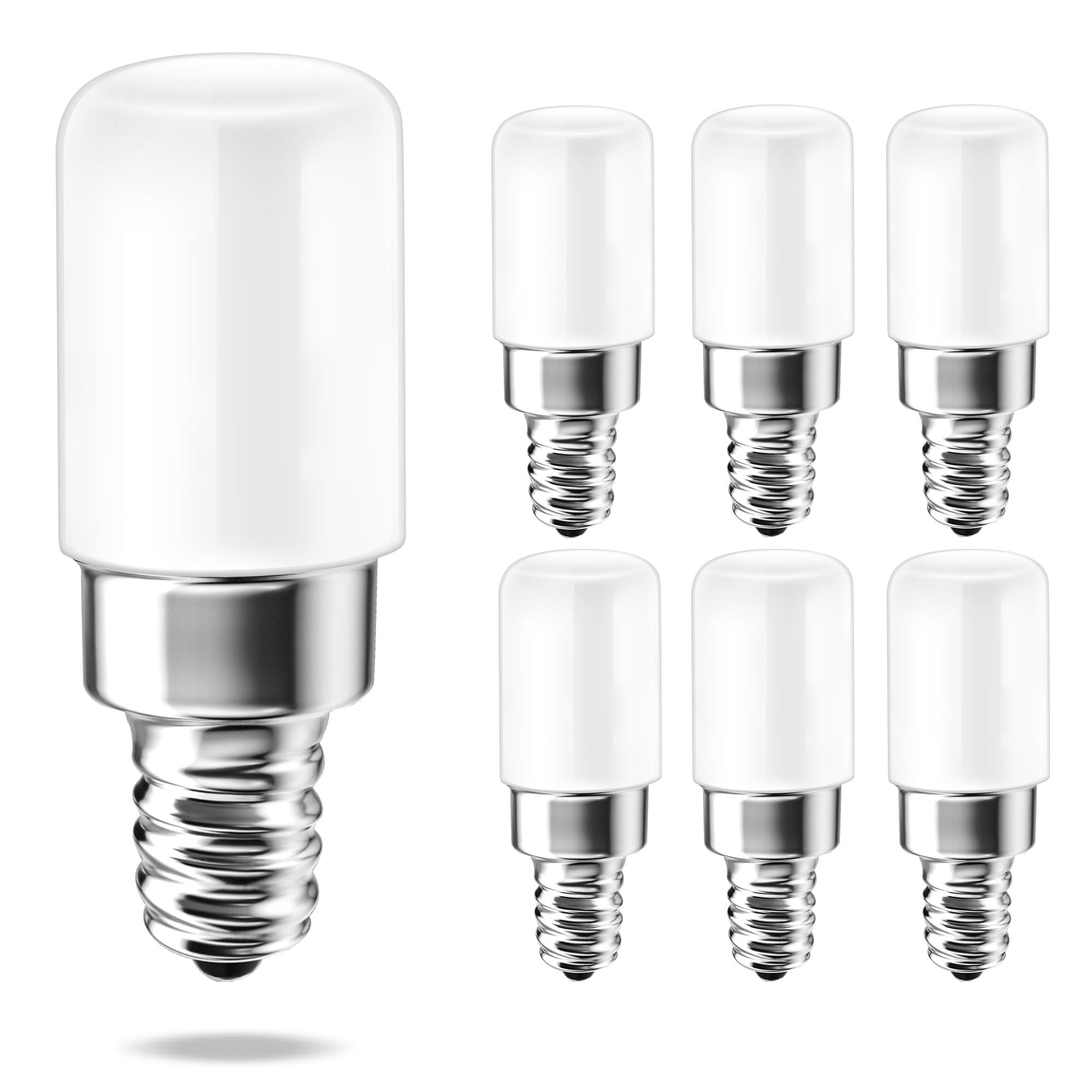 Photo 1 of 25W Equivalent LED Day Light Bulb, E12 Type B C7, 5000K Bright White, 6pcs