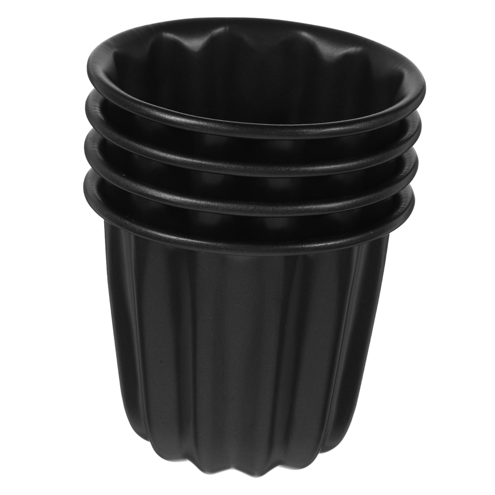 Mikinona 8piezas Moldes Antiadherentes Para Canelés y Muffins Molde De Hornear Multifuncional Para Tartas Puddings y Postres Para Cocinas y Reuniones Familiares