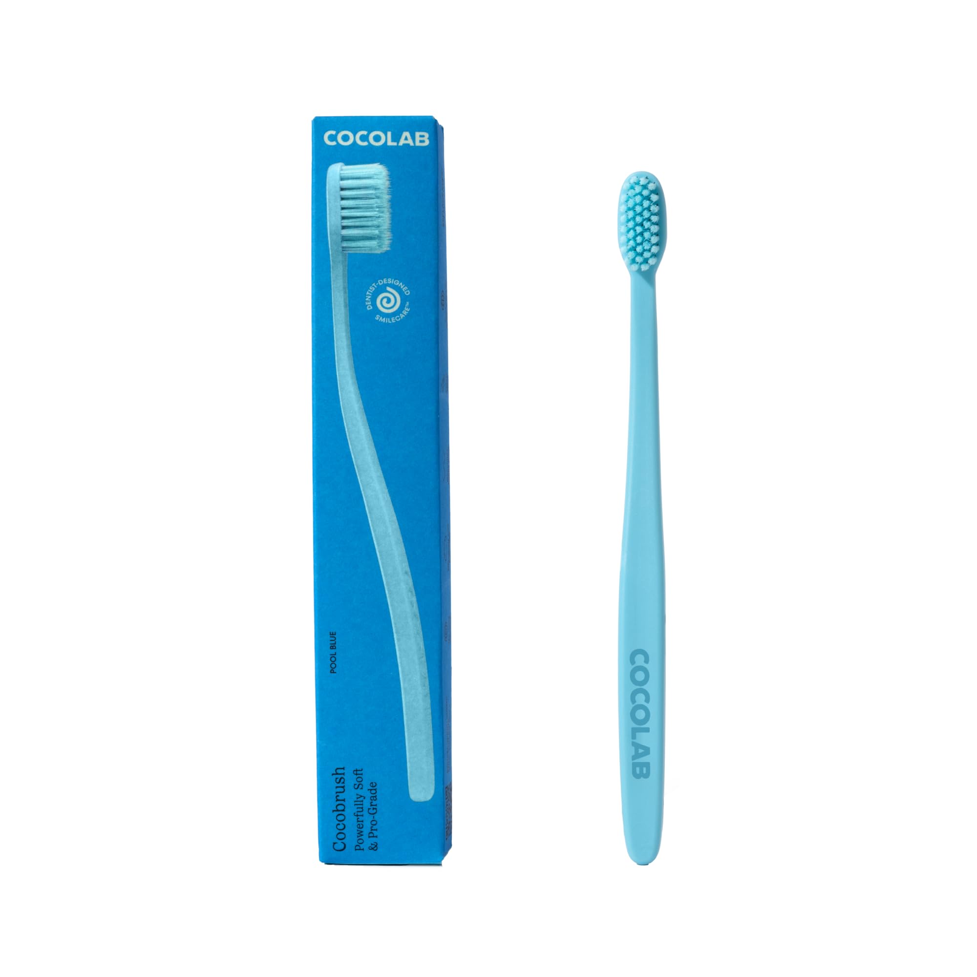 Cocolab Cocobrush Ultra Soft Toothbrush Compact Head Bristles for Teeth Cleaning Sensitive Gums Oral Care Manual Toothbrush for