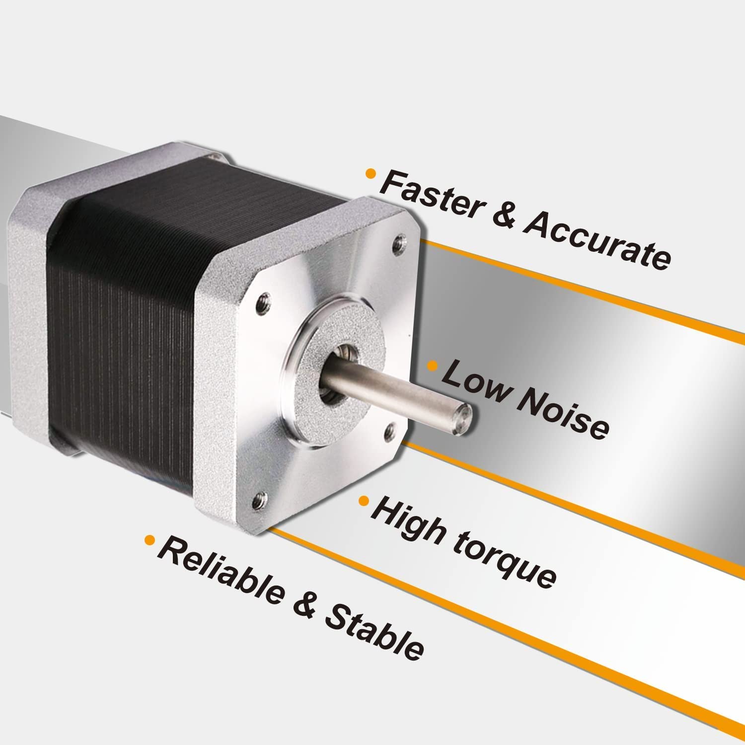 DE-SHIP FREE Nema23 1PC Stepper Motor 23HS8430 76mm 3.0A 270oz-in Ø 6.35mm CNC OEM ACT MOTOR GmbH