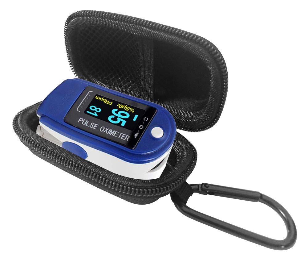 DailyU Travel Case for Easy@Home Fingertip Pulse Oximeter SpO2 Blood Oxygen Saturation Meter and Heart Rate Monitor(CASE ONLY)-image-46