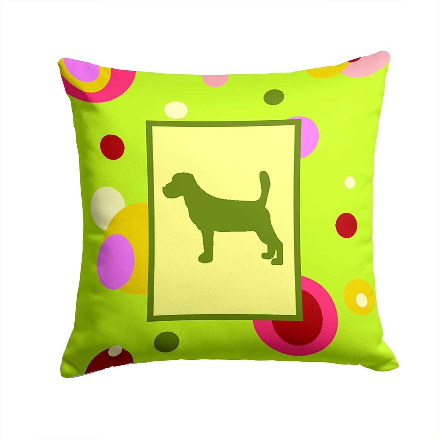 Housse pour coussin et taie d'oreiller basset en tissu décoratif