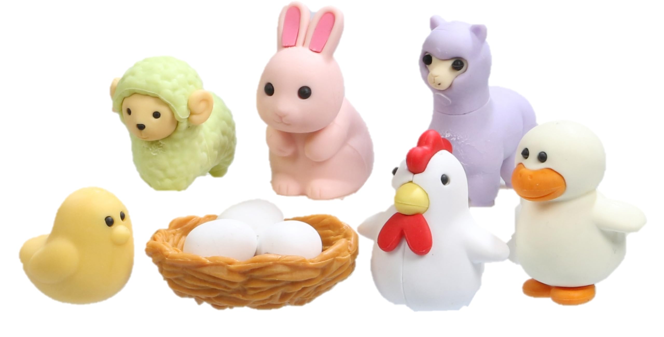 Iwako Pollo e gli amici Eraser Blister Card