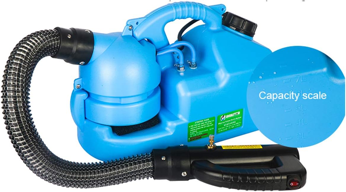 FANMIN Electric ULV Disinfection Fogger Sprayer, 7L Portable Atomizer Disinfection Machine 600W-1000W