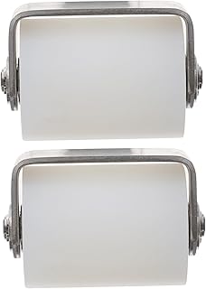 Housoutil Sliding Rolling Gate Guide Roller 2pcs Guide Roller Premium Rolling Gate Slide Gate Side Roller Guiding Wheel with Rack Gate Roller Guides