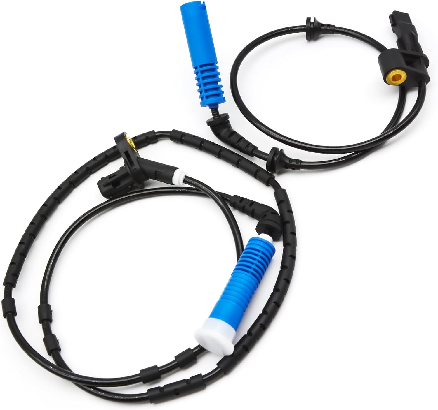 ALS464 ALS436 ALS438 ABS Wheel Speed Sensor Front Rear Left and Right for BMW 325Ci 330Ci 01-06, 325i 02-05 330i 01-05, M3 03-06 Replace OE 34526752681 34526752682 34526752683, Set of 4