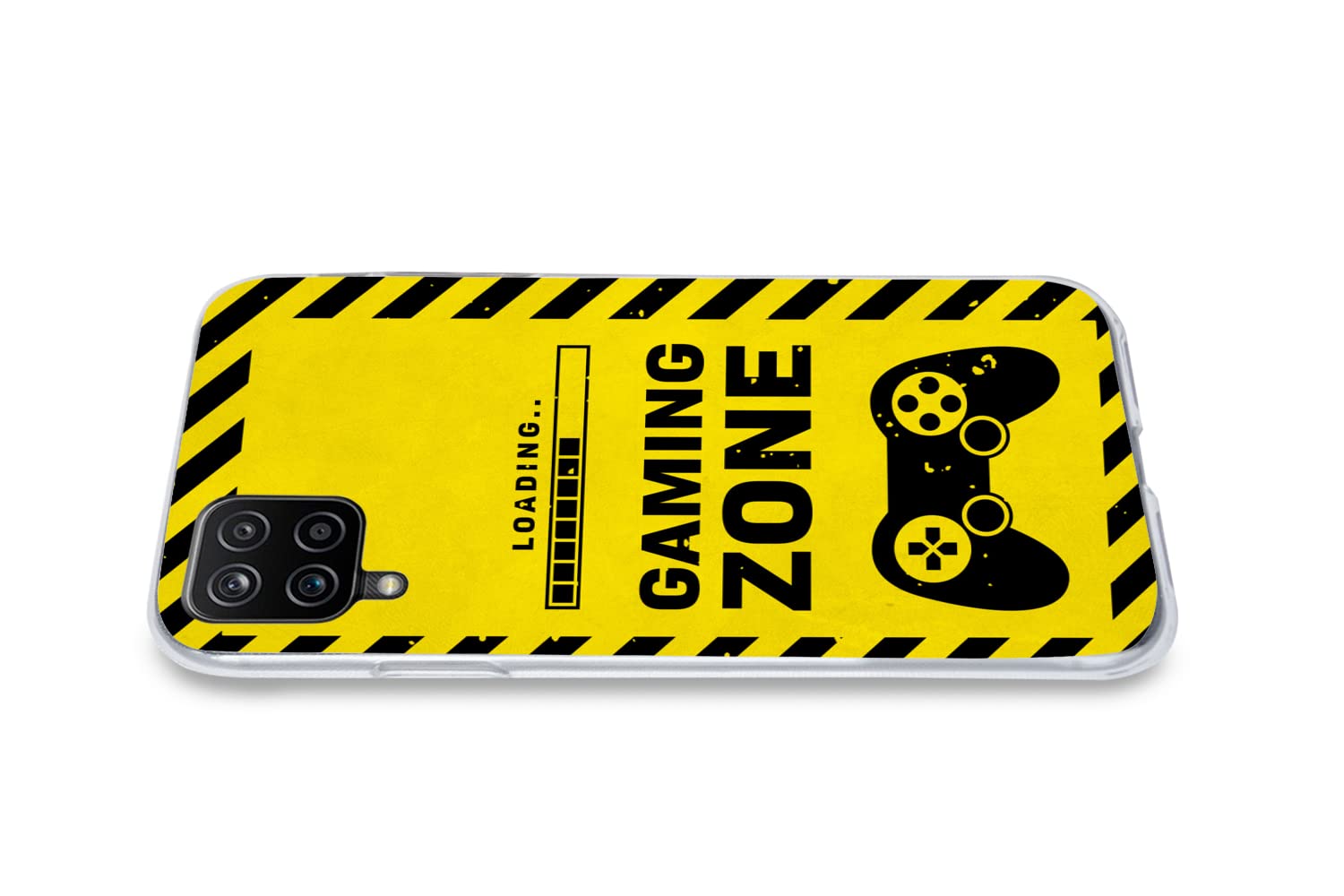 Funda para Samsung Galaxy A12 - Juego - Citas - Mando - Zona de Juego - Juego - Funda de Silicona/Funda Blanda para teléfono móvil