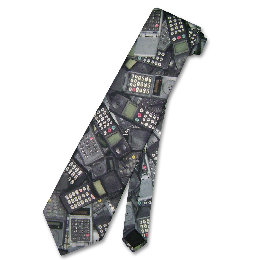 Cell Phones NeckTie Made in the USA Men's Neck Tie