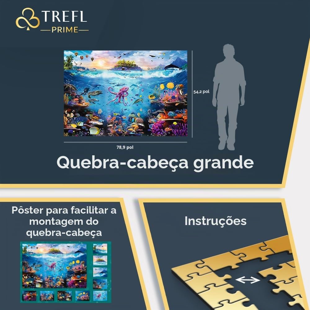 Trefl Prime - Puzzle UFT: Dive into Underwater Paradise - 13500