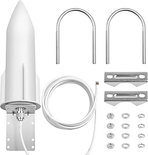 3G/4G/5G LTE Antenna SMA Male Outdoor Antenna Omni-Directional Upgrade High Gain SMA Antenna Compatible with 4G 5G Router Modem Waterproof For Router Mobile Hotspot Wireless Home Phone