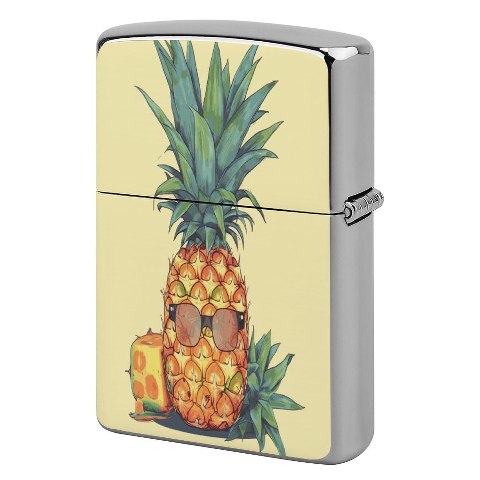 Fekiloot Style Funny Pineapple Lighter Case Cover Lighter Holder