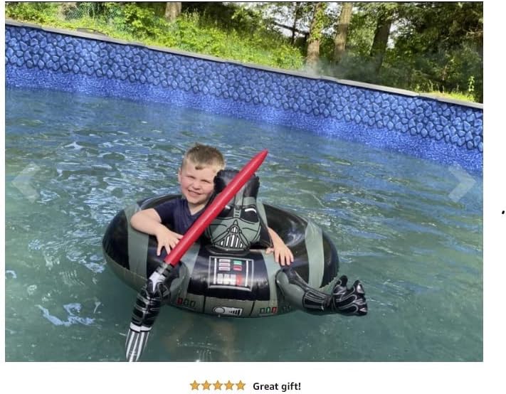 Nino Star Products Pool Float Black Outdoor
