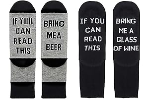 If You Can Read This Socks, Bring Me A Glass of Wine Cotton Socks