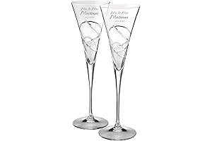 Personalized Champagne Flutes Set for Unforgettable Wedding Celebrations
