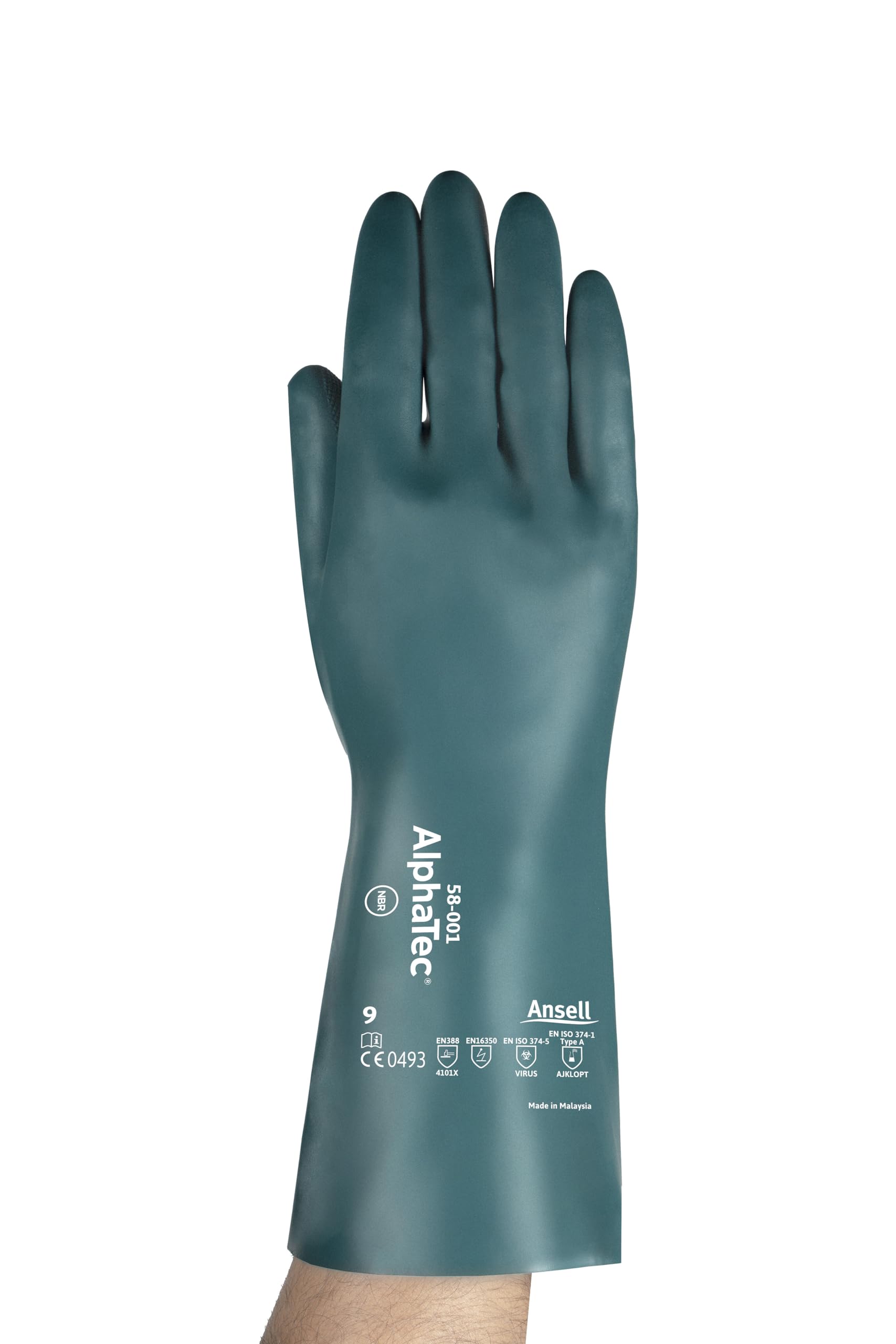 Amazon.co.jp: [Ansell] 化学防護手袋 AlphaTec 58-001 ESD Sサイズ