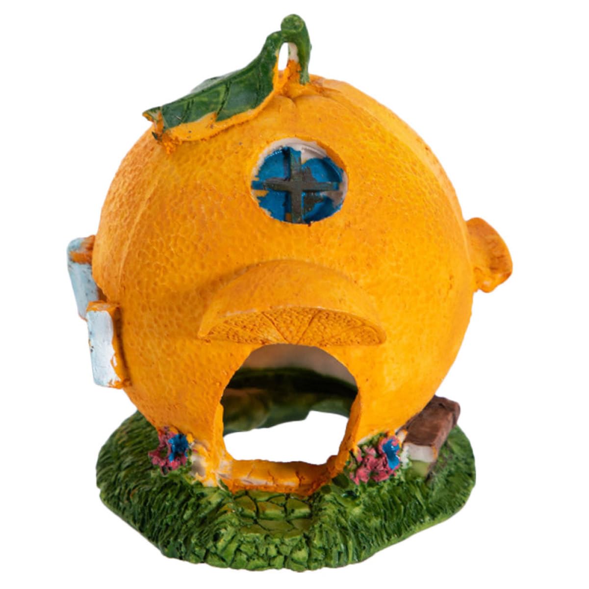 HEMOTON Reptile Hideout Resin Cave for Snakes Lizards and Spiders Unique Shaped Hiding Spot for Reptile Tank Decoration and Shelter for Gecko Comfort and Aesthetic