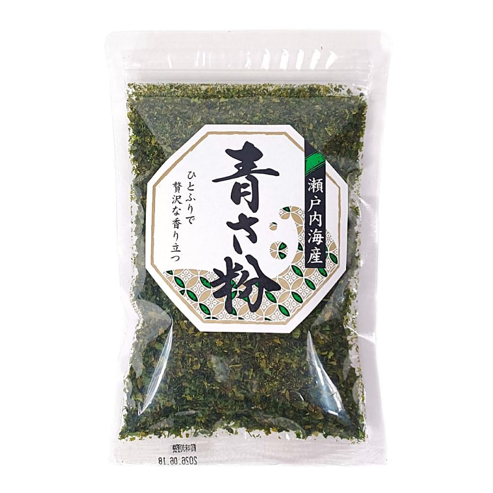 Amazon.co.jp: 瀬戸内海産青さ粉 50g あおさ 青のり粉 ふりかけ