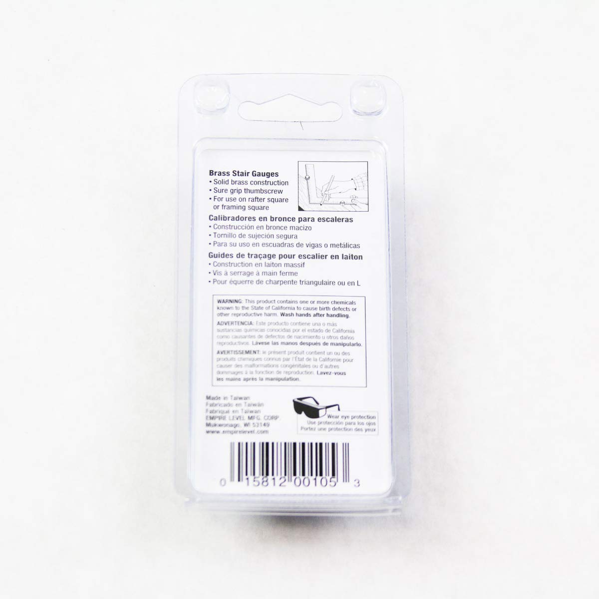 EMPIRE Level 105 Brass Stair Gages - 1 Pair