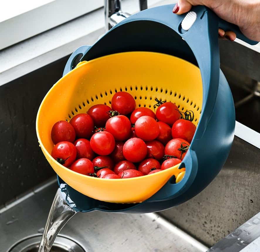 Luminexia Cortador De Verdura,Rallador De Verduras,Mandolina,con 6 Insertos de Cuchillas Intercambiables,Cuchillo para pelar y Protector de Mano,para Cebolla,ajo,Zanahoria,Patata,Ensalada
