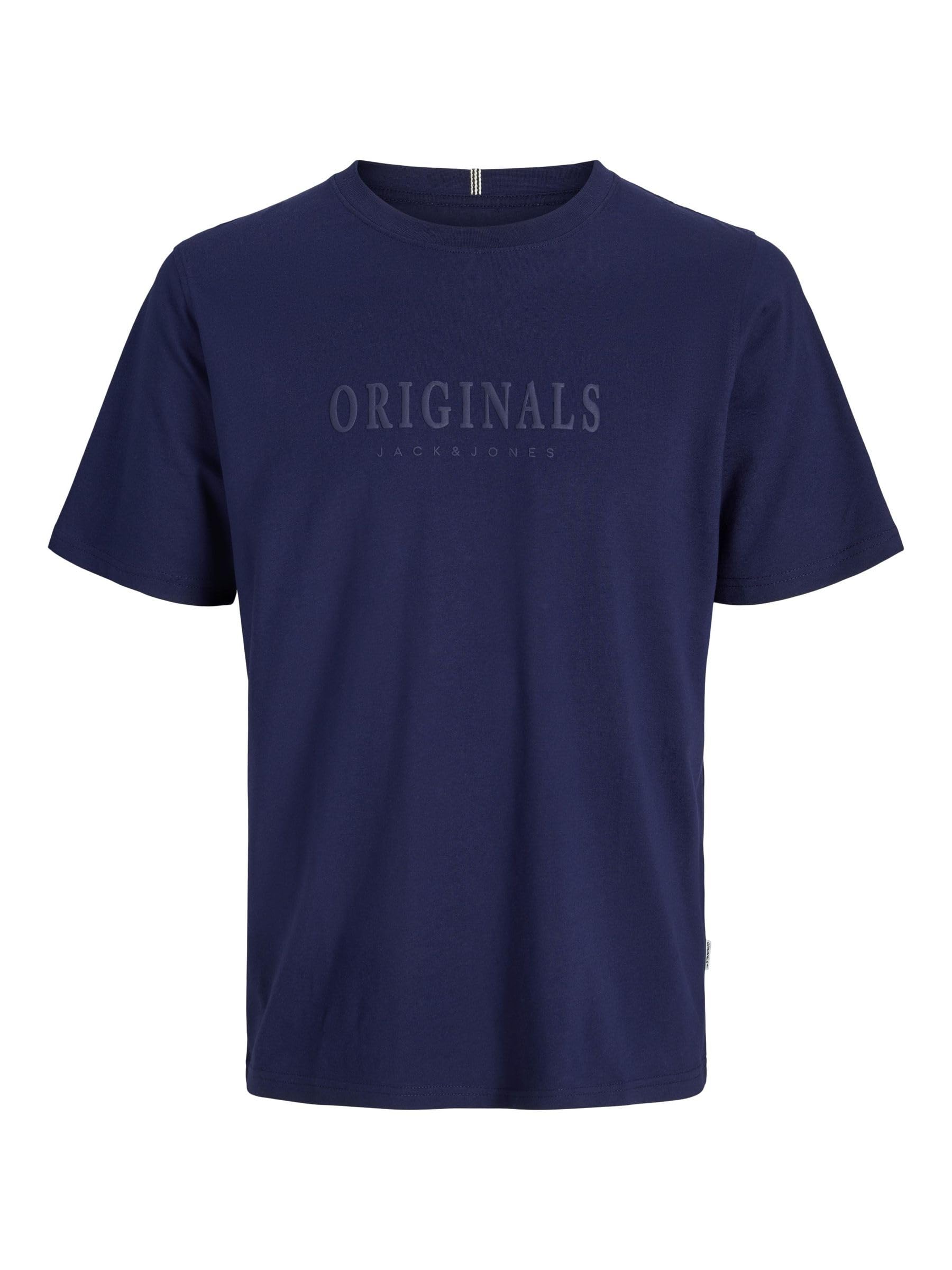 JACK & JONES Male T-Shirt Printed T-Shirt, Ocean Cavern, S