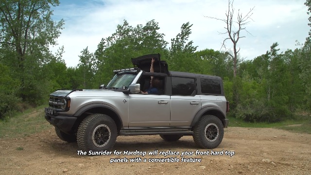 Amazon.com: Sunrider for Hardtop - '21-22 Bronco 2-Door (Black