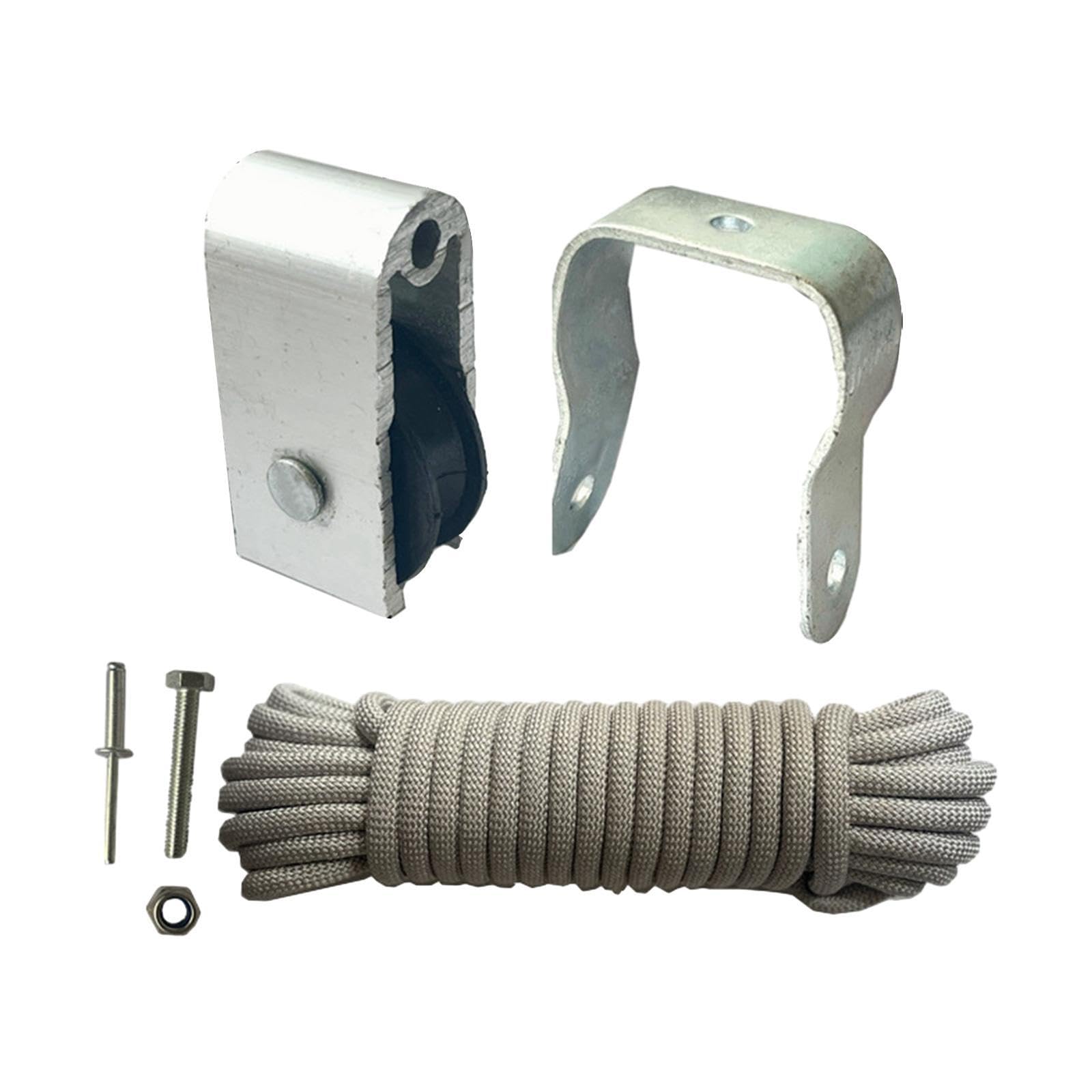 Zanthicia Ladder Pulley Kit With 40feet Rope Highly Durable Materials Designed For Long Life Easy To Install Which Has High Abrasion Resistance And Provides