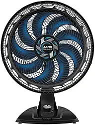 Ventilador de Mesa Arno X-TREME 9 40cm VE90, 160W, 9 Pás, 3 Velocidades, Oscilação 80º, Power Zone, Modo Sono Tranquilo, 110V
