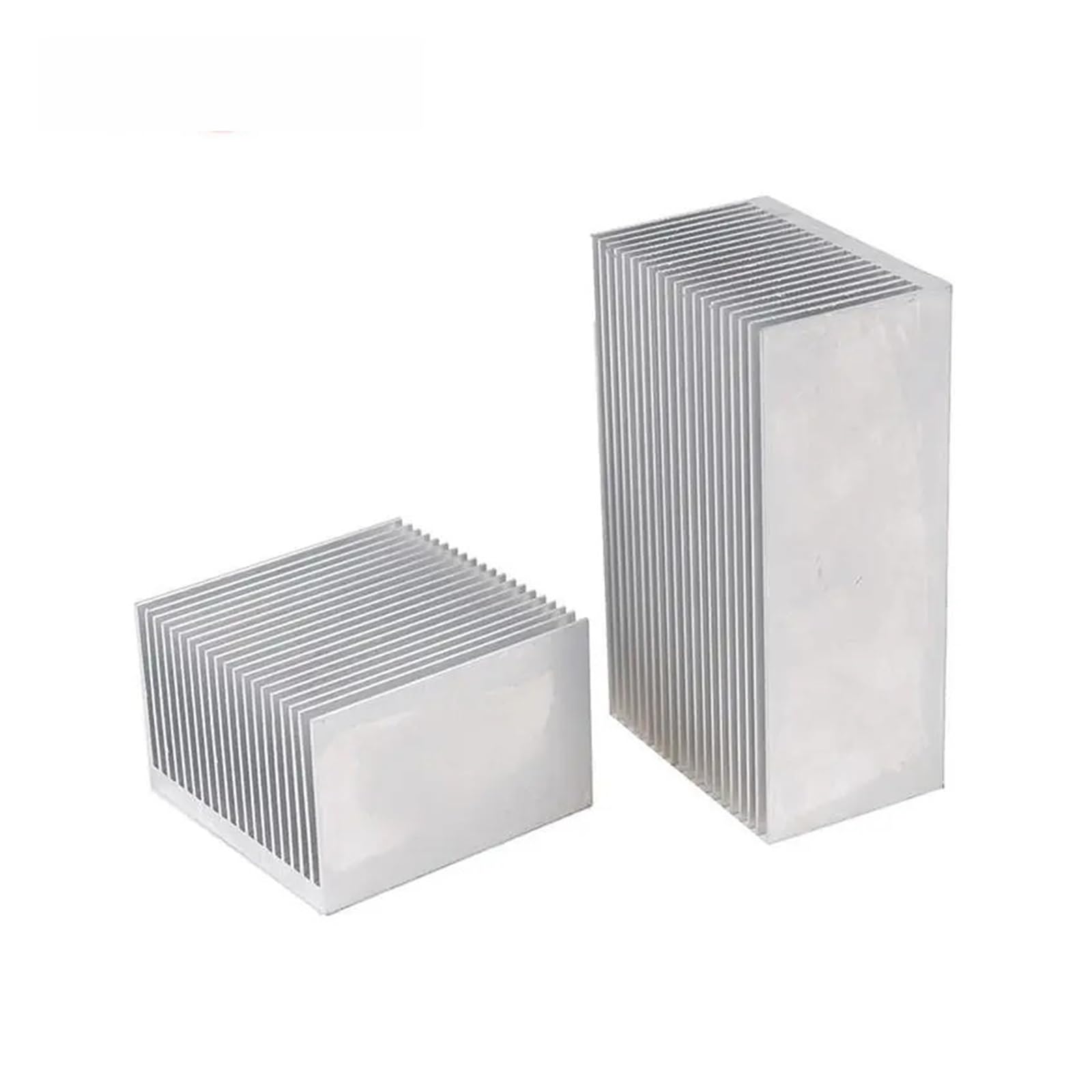 1 dissipatore di calore in alluminio, 60 x 60 x 39 mm, 100 x 60 x 39 mm, per radiatore con chip LED IC ad alta potenza con nastro termico (100 mm)