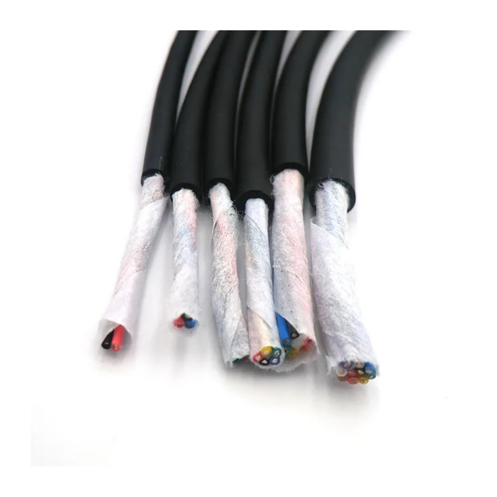 Cable de control flexible 5M y 20 núcleos, cobre estañado, 0,14/0,2/0,3 mm² | 22/24/26AWG, más suave que el cable 2464(20C 0.2mm2 (24AWG))