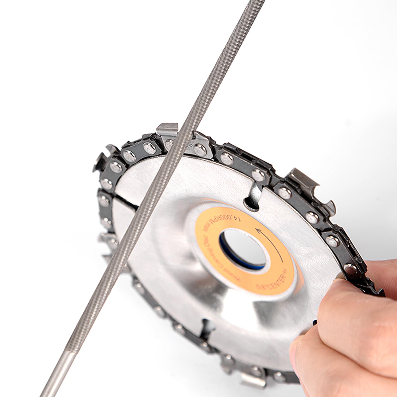 8 Pezzi lima Rotonde per Motosega 4mm lima per Catena Motosega lime Motosege per Affila Catene Catene per Motosegas con Impugnatura per Riparazione e Affilacatene per Motosegas