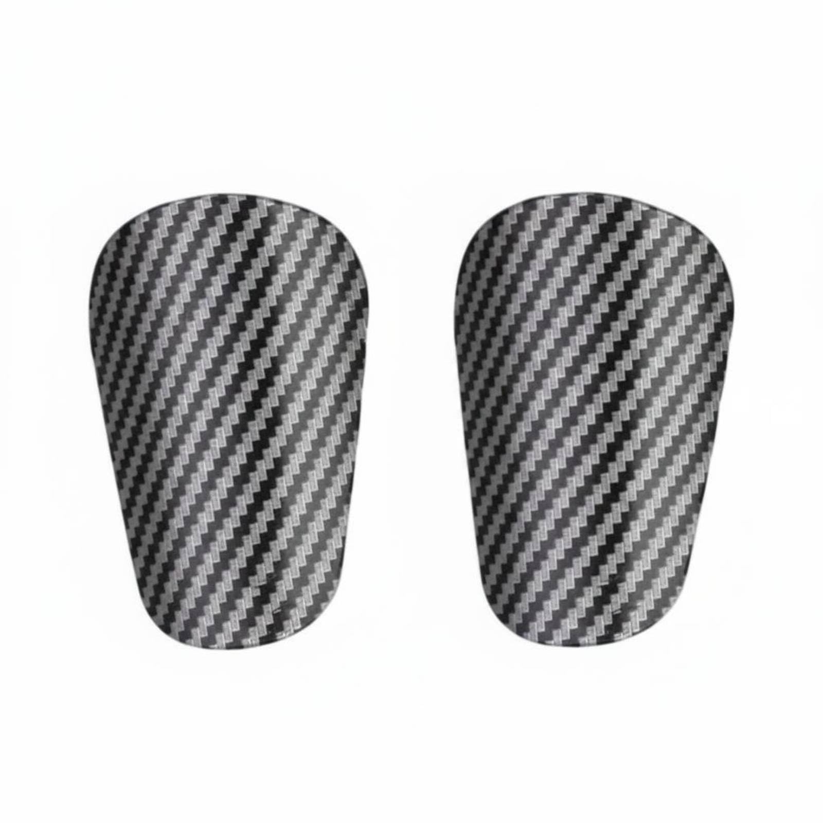 PP and EVA Soccer Shin Guards Contoured Carbon-Fiber Shin Guards Rigid Shell Sports Protection Gear Striped for Matches, L-picture-13
