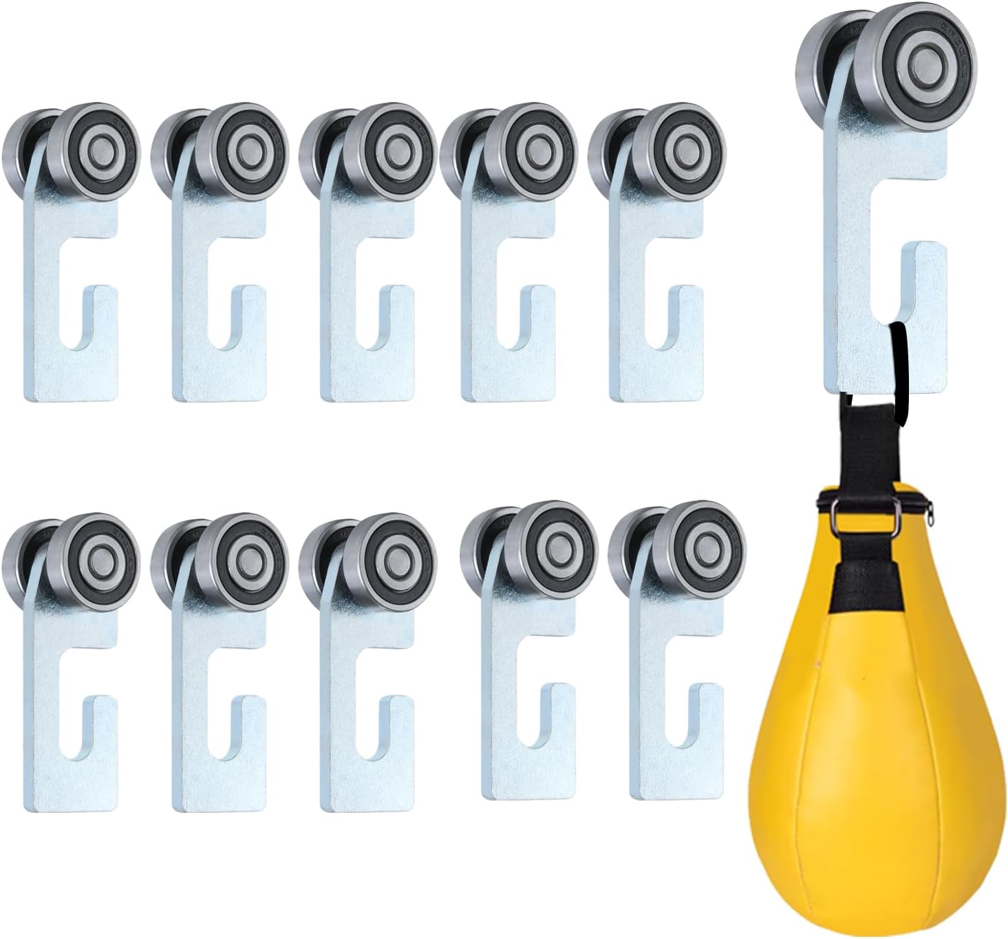 2-Wheel Trolley Assembly Rollers.Strut Channel Rollers Trolley.for use with 1-5/8" Wide and All 1-5/8" or Taller Strut Channel.