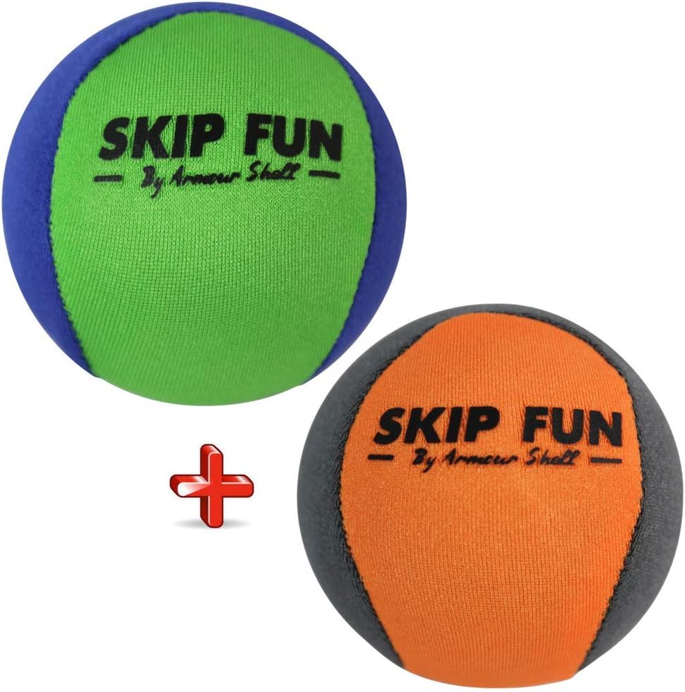 Armour ShellWater Balls Bounce On Water - Pool Ball & Beach Toys for Kids & Adults. Extreme Skipping Fun Games Everyone Will Love. (Mixed, 2 Pack)