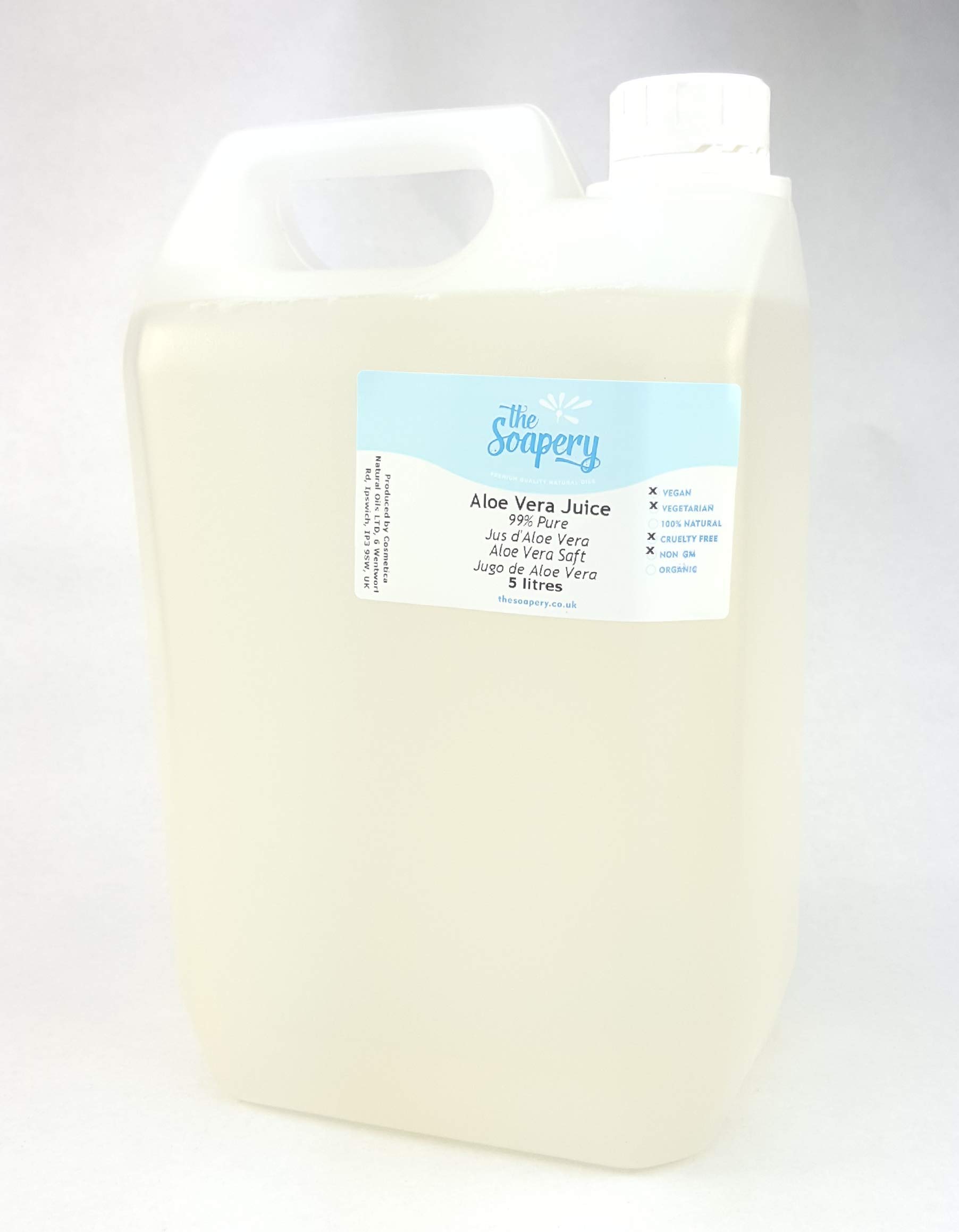 Jus d'aloe vera 5 litres – 99 % pur et naturel