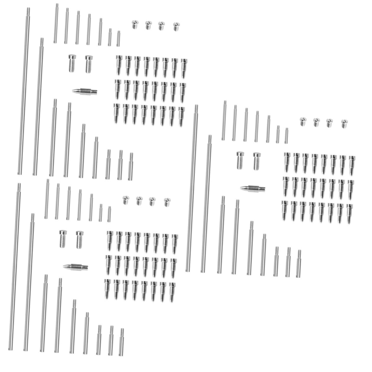 Toyvian 3sets Accessori Per Riparazione Sax Astine Filettate Viti Di Diverse e Perno Per Strumenti Fiato Kit Di Riparazione Per Migliorare La Qualità Del Suono