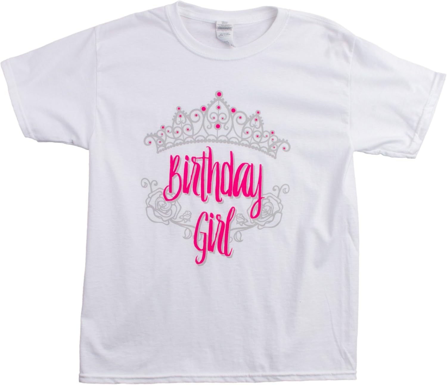 Birthday Girl Princess | Princess Party Tiara B-Day Top Girly Youth T-Shirt : Clothing, Shoes & Jewelry