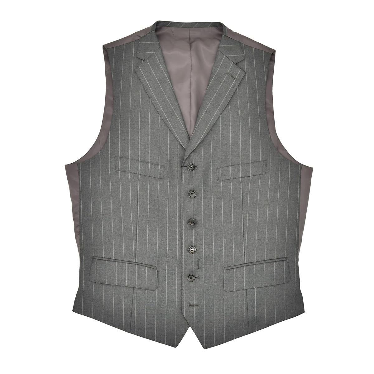 Amazon | [エルメネジルド ゼニア] シングルジレ メンズ 襟付き ベスト