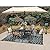 Anidaroel Outdoor Rugs 5x8ft for Patios Clearance Waterproof, Reversible Tropical Plastic Straw Camping Mat Outside Rug, Large Outdoor Area Rug for RV, Porch, Deck, Balcony, Picnic(5'x8')