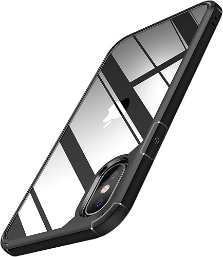 Miniatura 8 de TENDLIN Compatible con iPhone Xs MAX - Carcasa protectora suave transparente con parte trasera dura (verde)