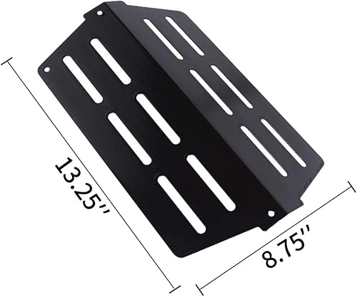 Miniatura 5 de X Home Barras aromatizantes y deflectores de calor de 17,5 pulgadas para Weber Genesis E-310, serie Genesis 300 (con control frontal), acero de