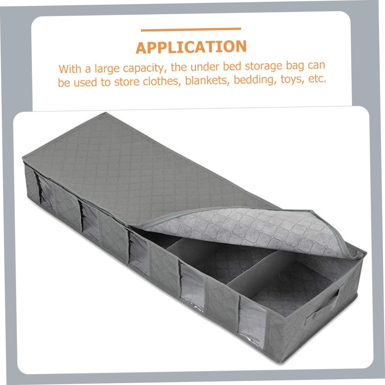IMIKEYA Caja De Almacenamiento De Ropa Organizador De Ropa Plegable Debajo De La Cama Organizadores De Ropa De Juguetes Bolsas Organizadoras De Ropa