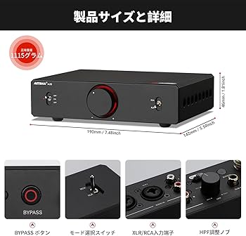 Amazon.co.jp: AIYIMA A20 ステレオアンプ TPA3255 2.1