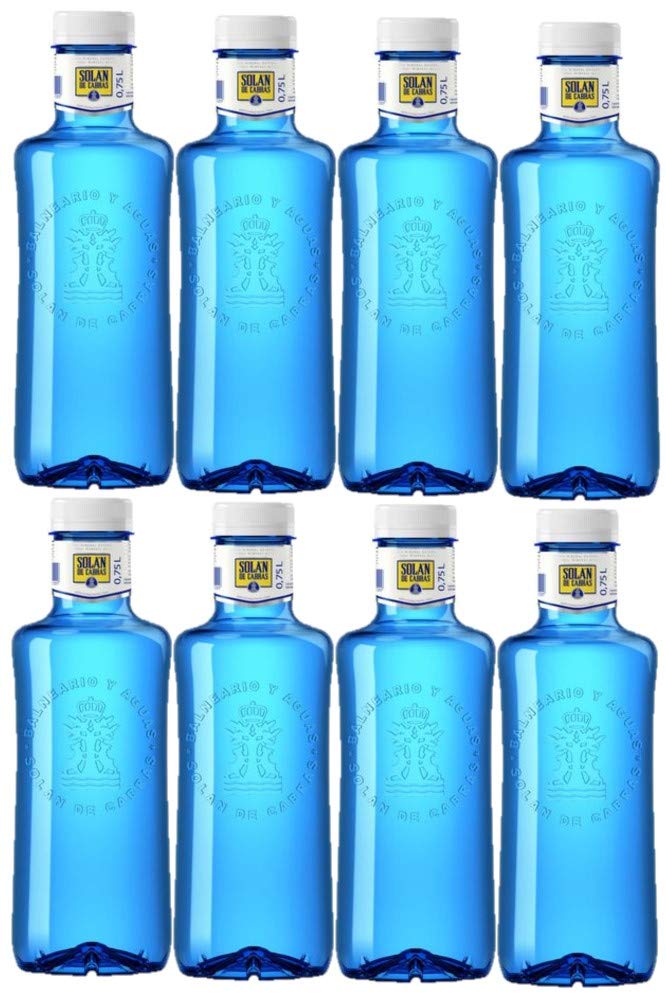 Solan de Cabras - Agua mineral natural - Pack 8 x 5 = 40 botellas de 0,75 L